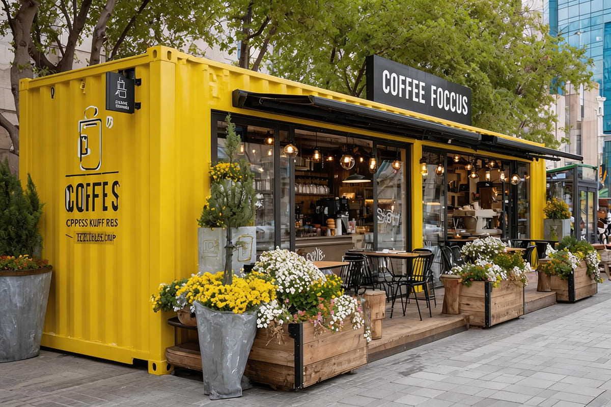 container cafe startup cost