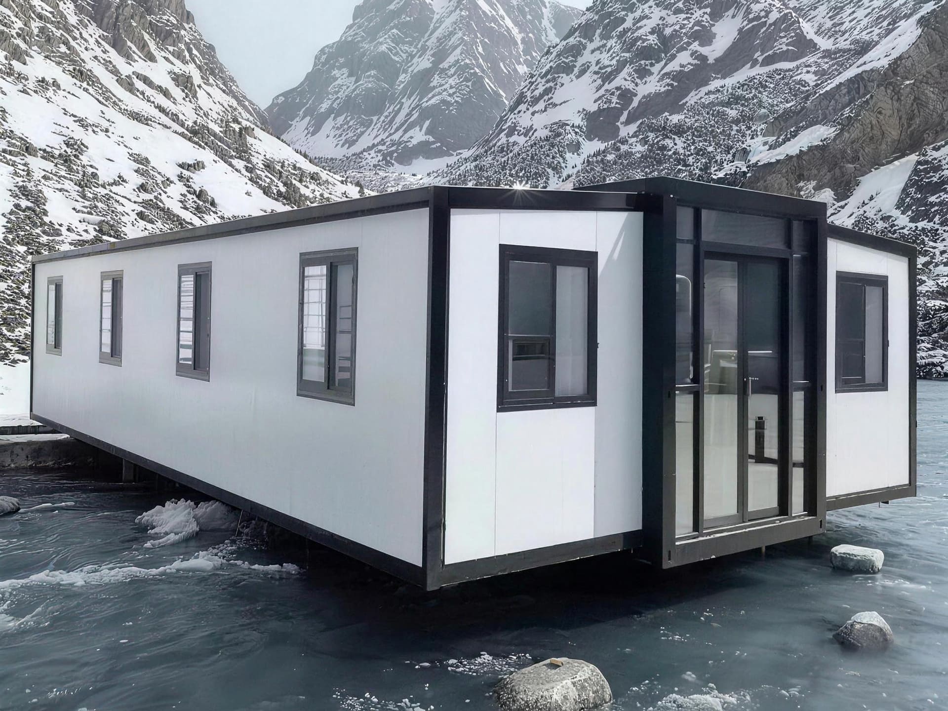 best foundation for container house