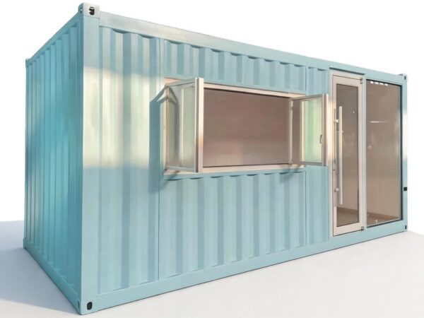 20ft Pop Up Shop Container for Retail, Coffee Shops & Mobile Businesses
