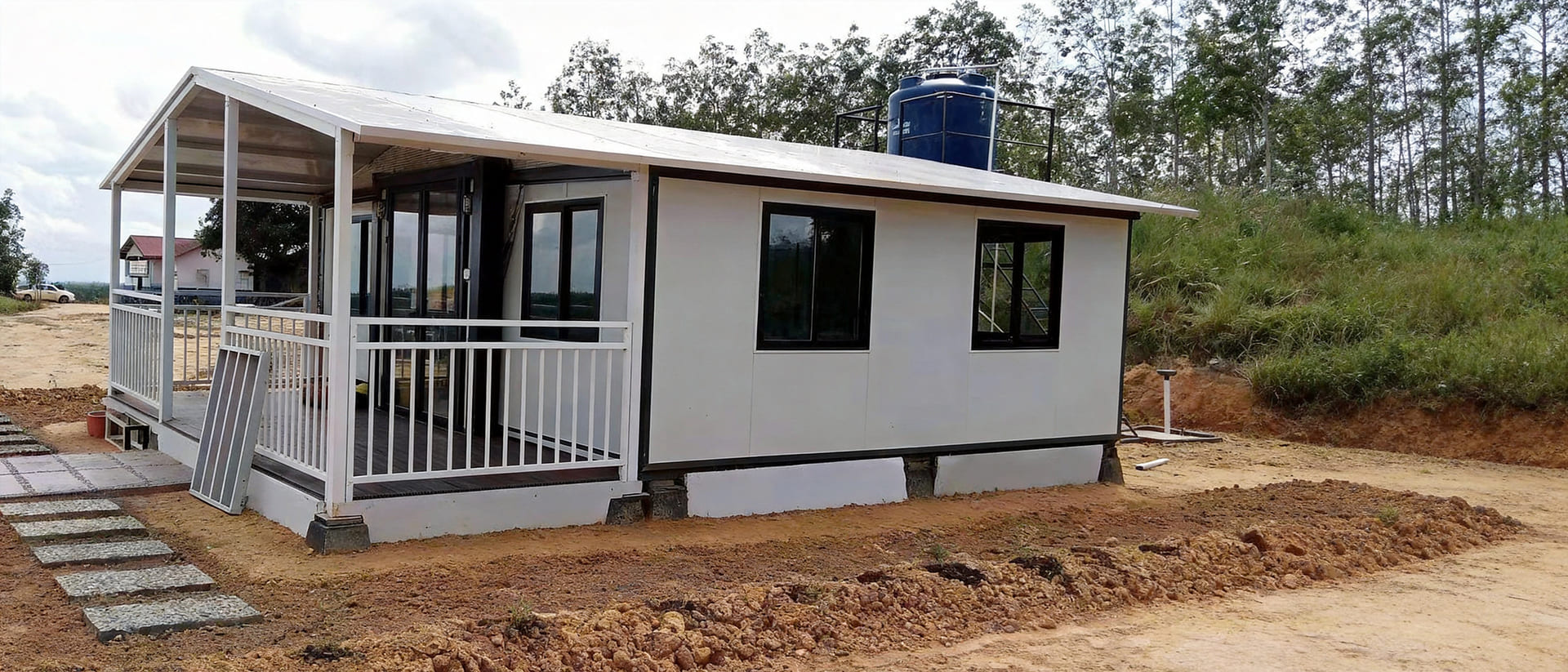 energy efficient container home